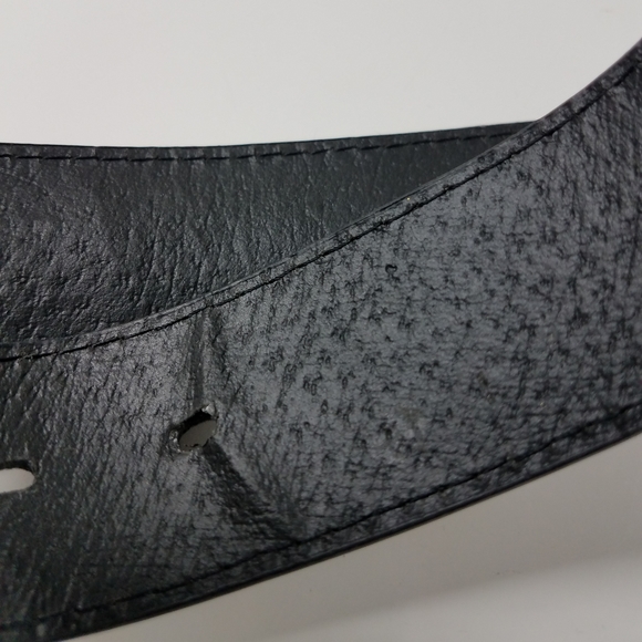 Black Genuine Leather Belt - Picture 7 of 9